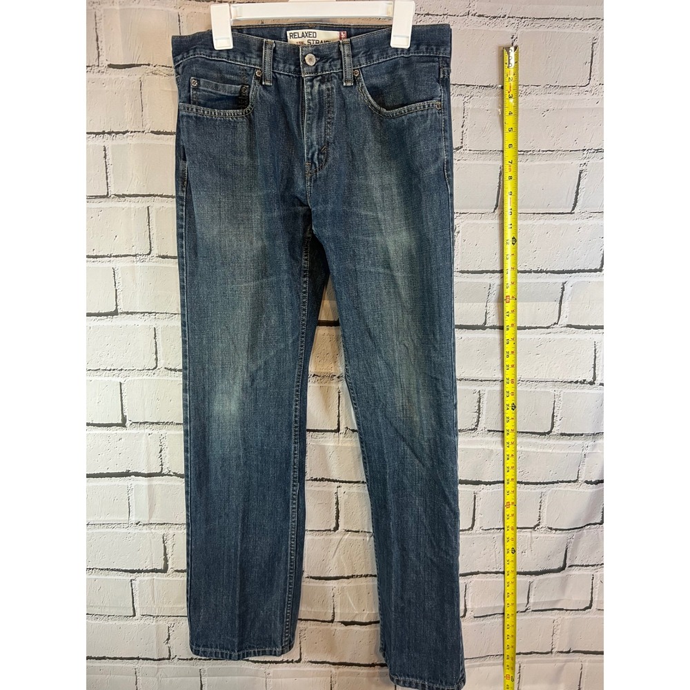 Levis 559 Relaxed Straight Jeans Mens 32x34 Blue Denim Medium Wash 00559-0453